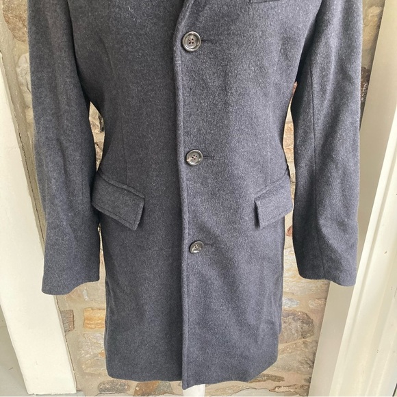 J. Crew Ludlow Topcoat in Italian Wool Cashmere Heather Charcoal F5543 $450 - Picture 4 of 17